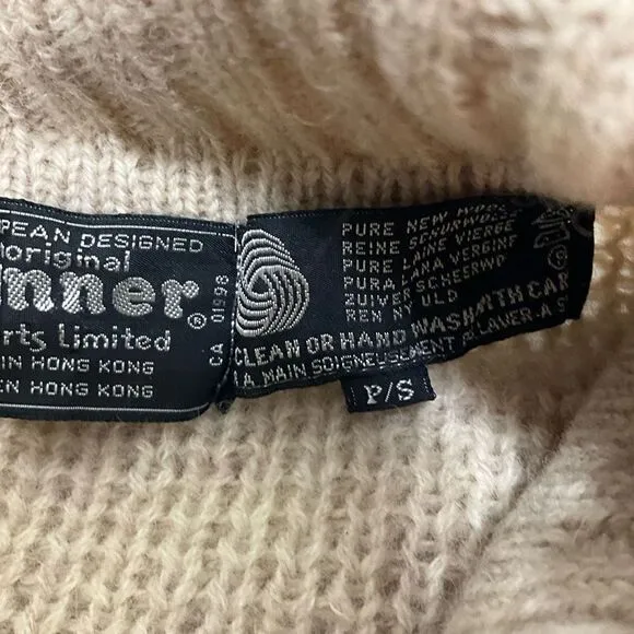 VINTAGE SPANNER 100% Wool Cardigan