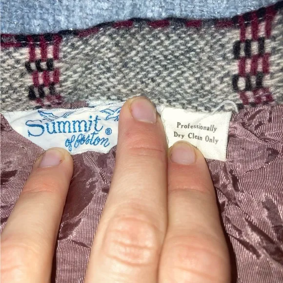 Vintage Summit of Boston Wool Mini Skirt