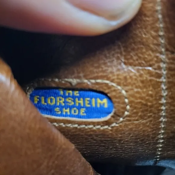 Vintage The Florsheim Shoes Men 11.5 Essex Moc Toe Zipper Leather Ankle Boots