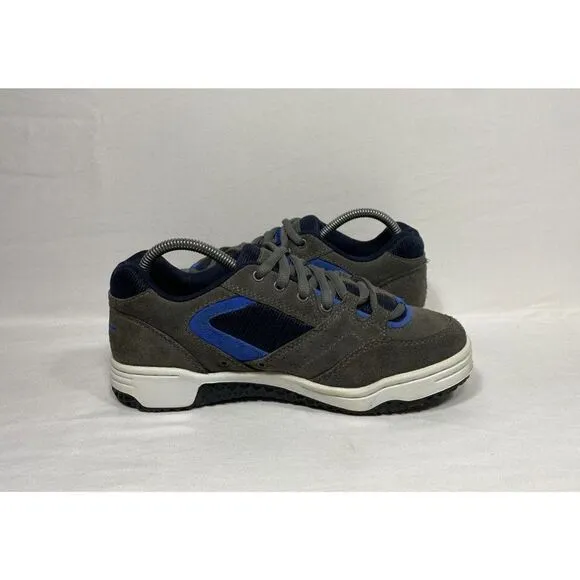 Vintage Vans Status Skateboarding Shoes Fat Tongue Men’s Sz 7.5 29210 Gray Blue