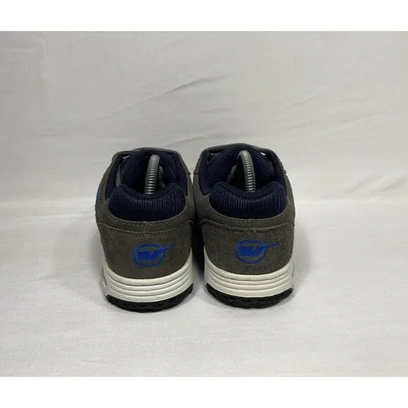 Vintage Vans Status Skateboarding Shoes Fat Tongue Men’s Sz 7.5 29210 Gray Blue