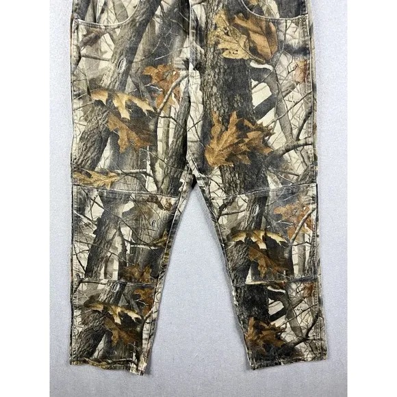 Vintage Wrangler Pants Mens 34x30 Realtree Camo Double Knee Denim