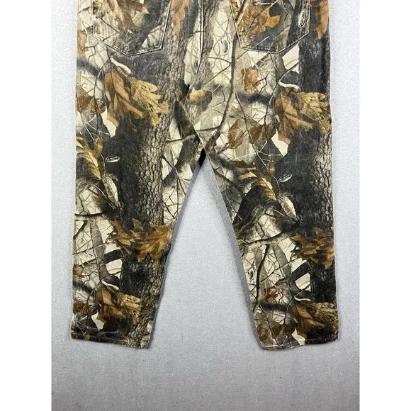 Vintage Wrangler Pants Mens 34x30 Realtree Camo Double Knee Denim
