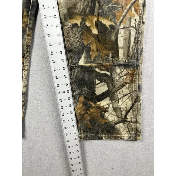 Vintage Wrangler Pants Mens 34x30 Realtree Camo Double Knee Denim