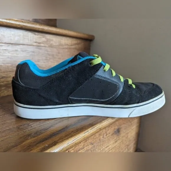 Vintage Y2K chunky DC Men's Pure Tx Shoe, black/multi, Size 13
