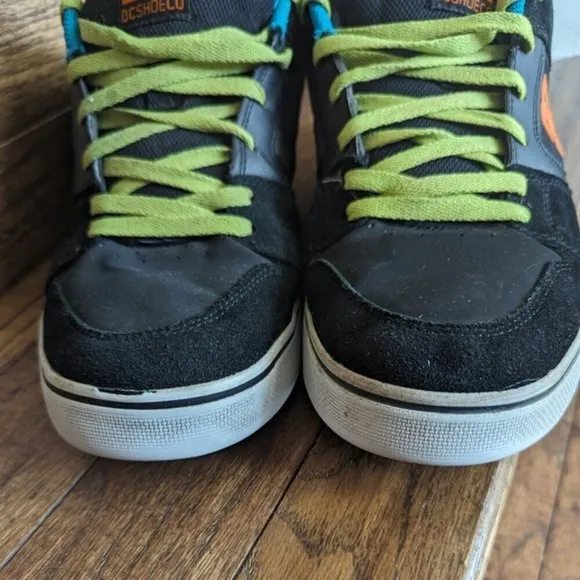 Vintage Y2K chunky DC Men's Pure Tx Shoe, black/multi, Size 13