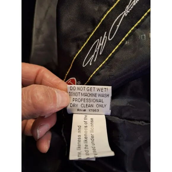 Vintage Y2K Jeff Hamilton Jeff Gordon Black DuPont Nascar Racing Jacket XL