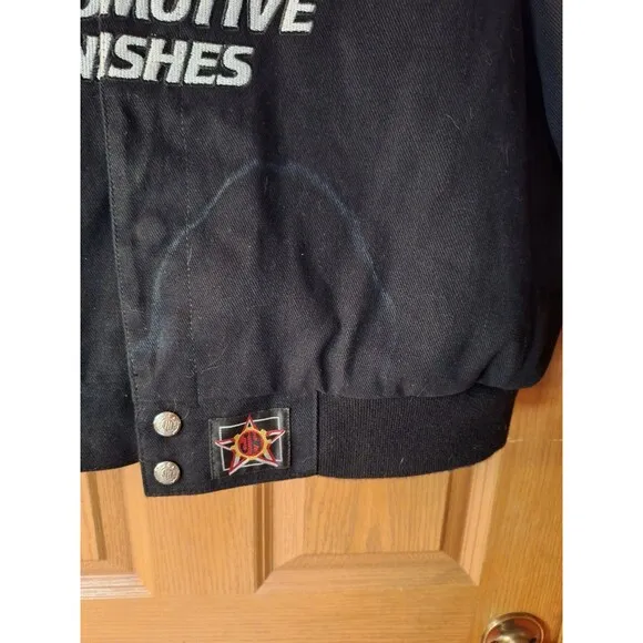 Vintage Y2K Jeff Hamilton Jeff Gordon Black DuPont Nascar Racing Jacket XL