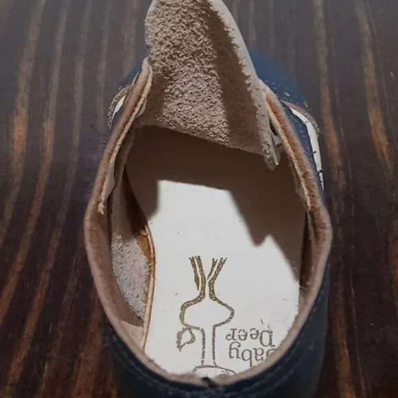 Vintage Leather Baby Deer Shoes