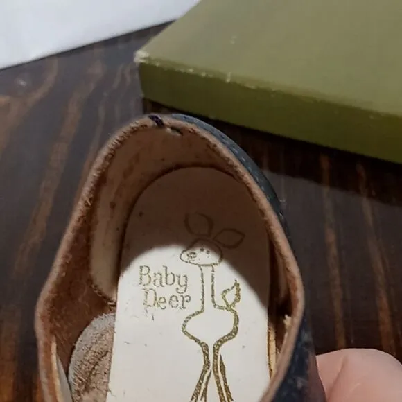 Vintage Leather Baby Deer Shoes