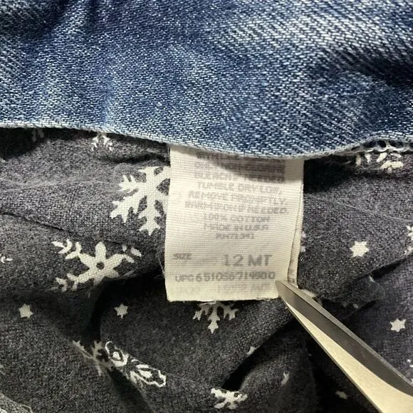 VINTAGE L.L. BEAN Flannel Lined High Rise Jeans