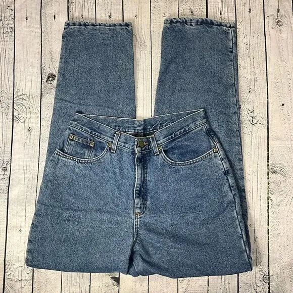 VINTAGE L.L. BEAN Flannel Lined High Rise Jeans