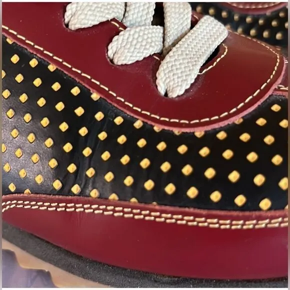 Vintage RARE Dooney and Bourke Leather Made in Italy Sneakers Shoes Size 9