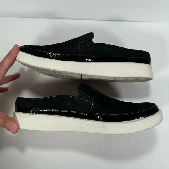 Vionic Effortless Black Nubuck Slip-On Shoes Women’s Size 8