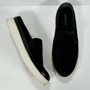 Vionic Effortless Black Nubuck Slip-On Shoes Women’s Size 8