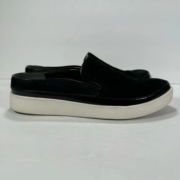 Vionic Effortless Black Nubuck Slip-On Shoes Women’s Size 8