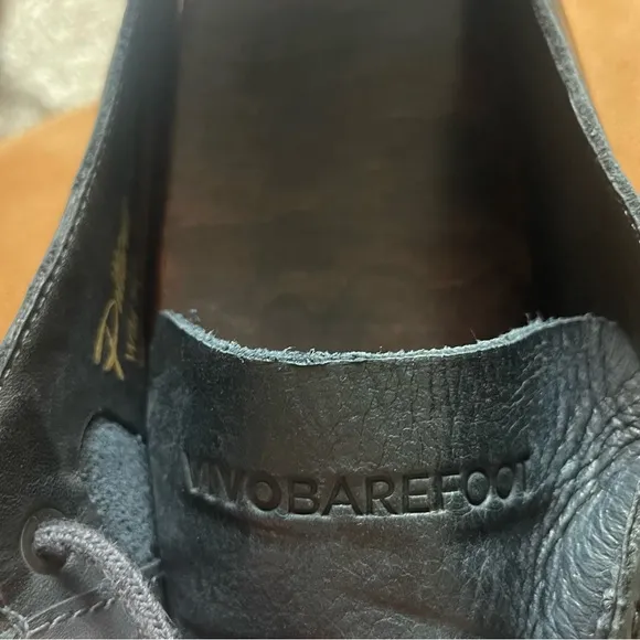 Vivobarefoot RA Leather Shoes Size 46M / 12 Navy Charcoal Color
