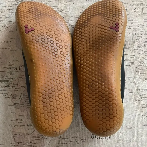 Vivobarefoot RA Leather Shoes Size 46M / 12 Navy Charcoal Color