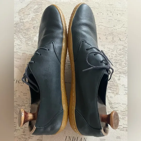 Vivobarefoot RA Leather Shoes Size 46M / 12 Navy Charcoal Color
