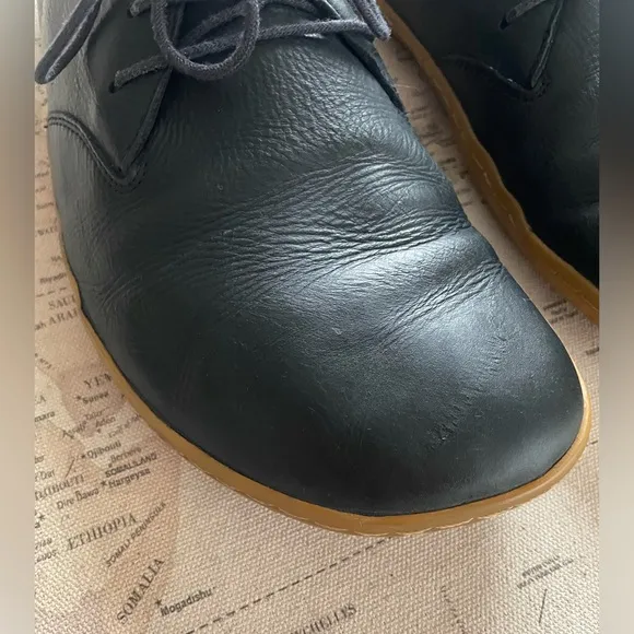 Vivobarefoot RA Leather Shoes Size 46M / 12 Navy Charcoal Color