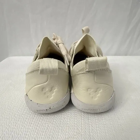 VivoBarefoot Shoes Women's 5 US Geo Court Knit Off White 36 EU Minimalist