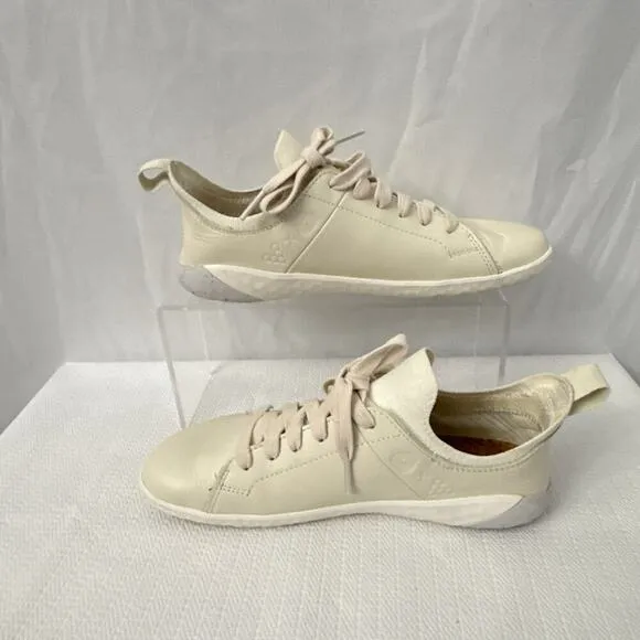 VivoBarefoot Shoes Women's 5 US Geo Court Knit Off White 36 EU Minimalist