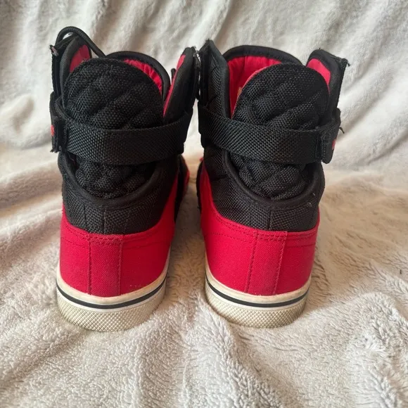 Vlado Atlas II Black and Red High Tops Men’s Size 9.5