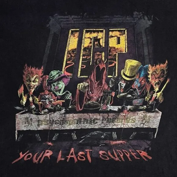VTG ’10 Insane Clown Posse Your Last Supper  Double Sided Tee Shirt / Size 3XL