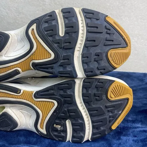 VTG Brooks Hydroflow‎ ST Running Sneaker Shoes Mens 12 White/Grey/Blue 90s