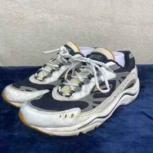 VTG Brooks Hydroflow‎ ST Running Sneaker Shoes Mens 12 White/Grey/Blue 90s