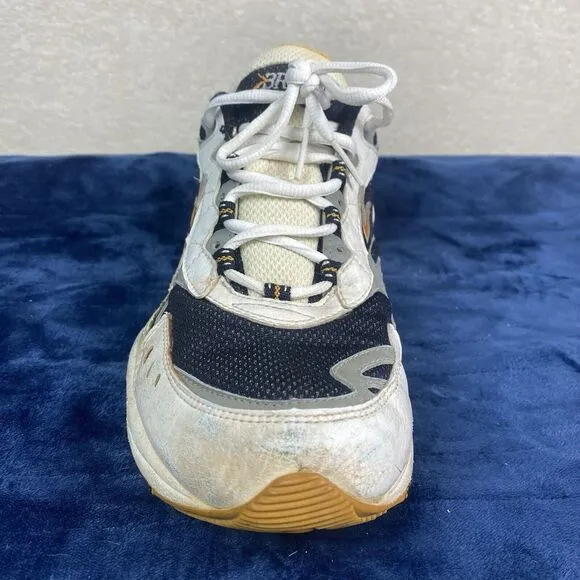VTG Brooks Hydroflow‎ ST Running Sneaker Shoes Mens 12 White/Grey/Blue 90s