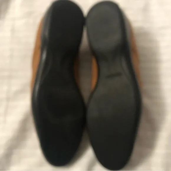 Vtg Hogan Women's Tan Bowling Style Oxford Shoes Italian Made Athletic Size 7.5