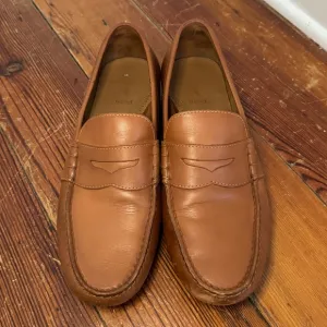 Vtg Men's Polo Ralph Lauren Reynold Tan Leather Penny Loafers size 11 D
