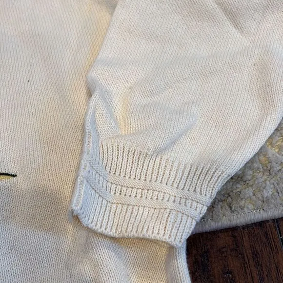 VTG Munsingwear size M 100% cotton made in USA golf theme embroidered sweater