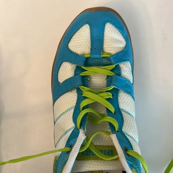 VTG Y2K DIESEL WHITNEY LEATHER SUEDE SNEAKERS SIZE 8