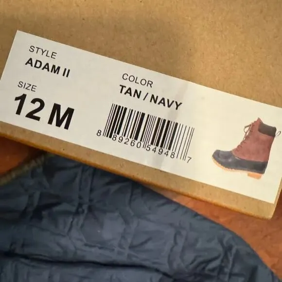 WEATHERPROOF VINTAGE ADAM II WINTER DUCKBOOTS, SIZE 12, NEW IN BOX