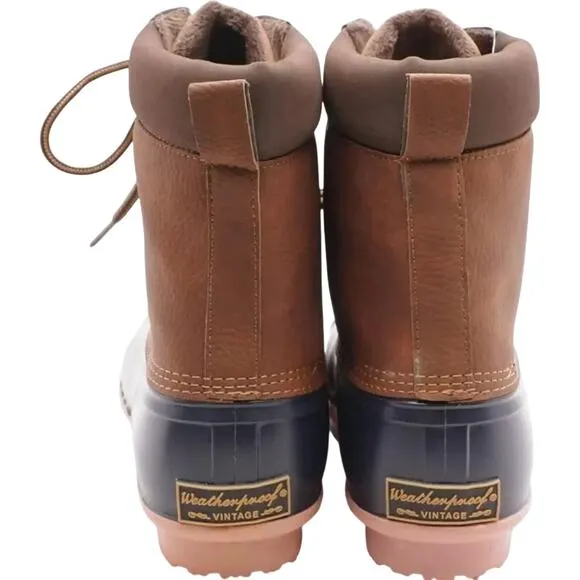 WEATHERPROOF VINTAGE ADAM II WINTER DUCKBOOTS, SIZE 12, NEW IN BOX