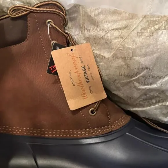 WEATHERPROOF VINTAGE ADAM II WINTER DUCKBOOTS, SIZE 12, NEW IN BOX