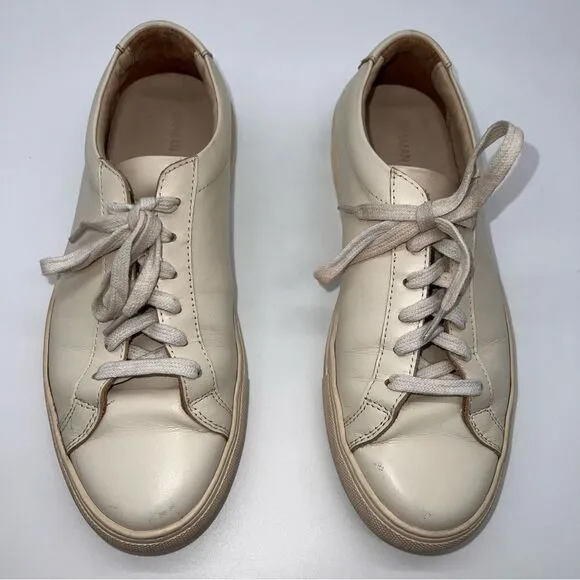 Woman by Common Projects Original Achilles Low Top White Leather Sneakers