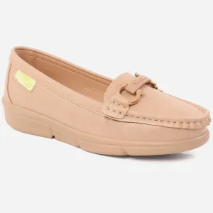 Women "Connie" Unique Round Toe Casual Moccasins