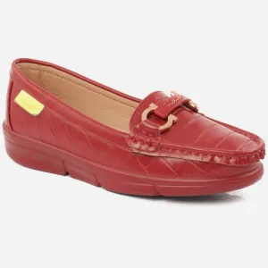 Women "Connie" Unique Round Toe Casual Moccasins