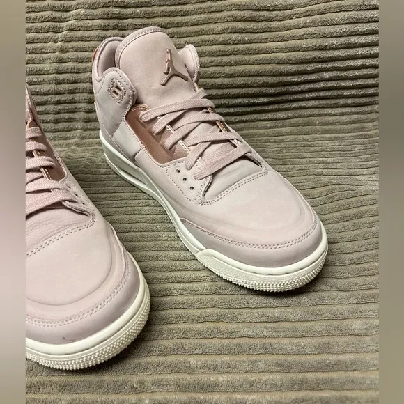 Women’s Air Jordan 3 SE Particle Beige Streetwear Sneaker Shoe Tried On W Box 8