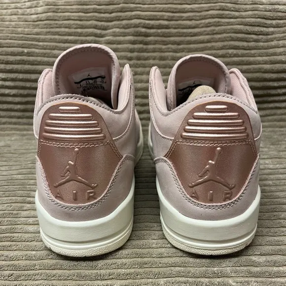 Women’s Air Jordan 3 SE Particle Beige Streetwear Sneaker Shoe Tried On W Box 8