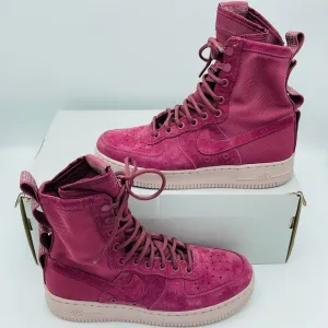 Womens SF Air Force 1 'Vintage Wine' Shoes Sz 7.5