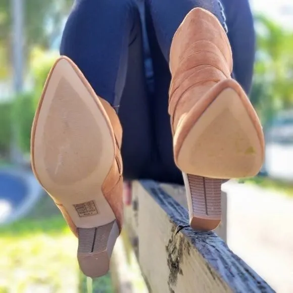 Women's Wrapped Around Strappy Chunky Booties