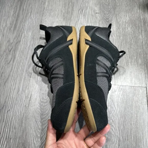XERO Prio Suede Minimalist Barefoot Women's Athletic Running Shoes 8 Black Gum