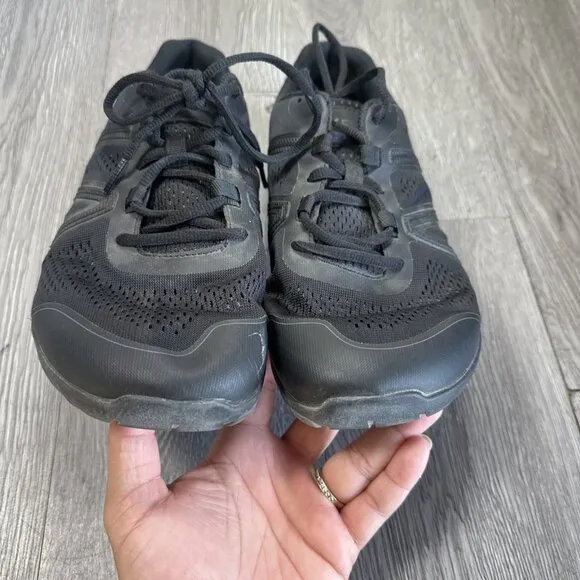 Xero Shoes HFS Mens Size 10.5 Barefoot Minimalist Sneakers Triple Black
