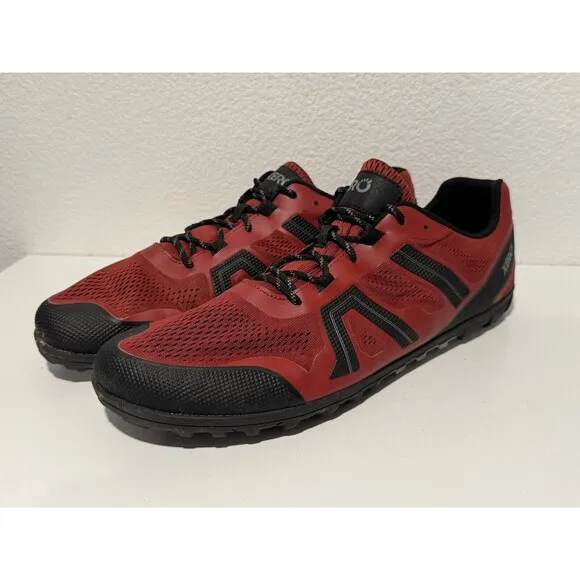 XERO SHOES Mens Barefoot Running Sneakers Mesa Trail Sz 15 Moab Red Minimalist