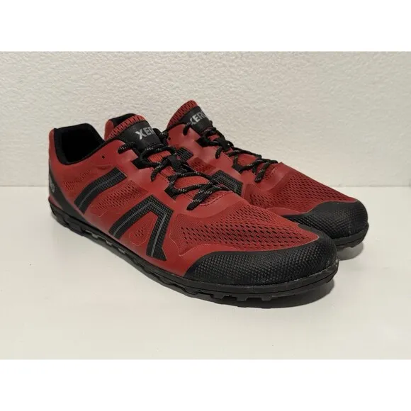 XERO SHOES Mens Barefoot Running Sneakers Mesa Trail Sz 15 Moab Red Minimalist