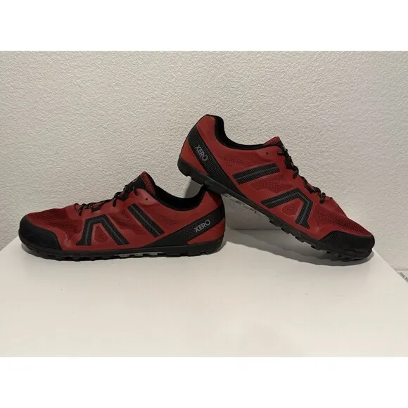 XERO SHOES Mens Barefoot Running Sneakers Mesa Trail Sz 15 Moab Red Minimalist